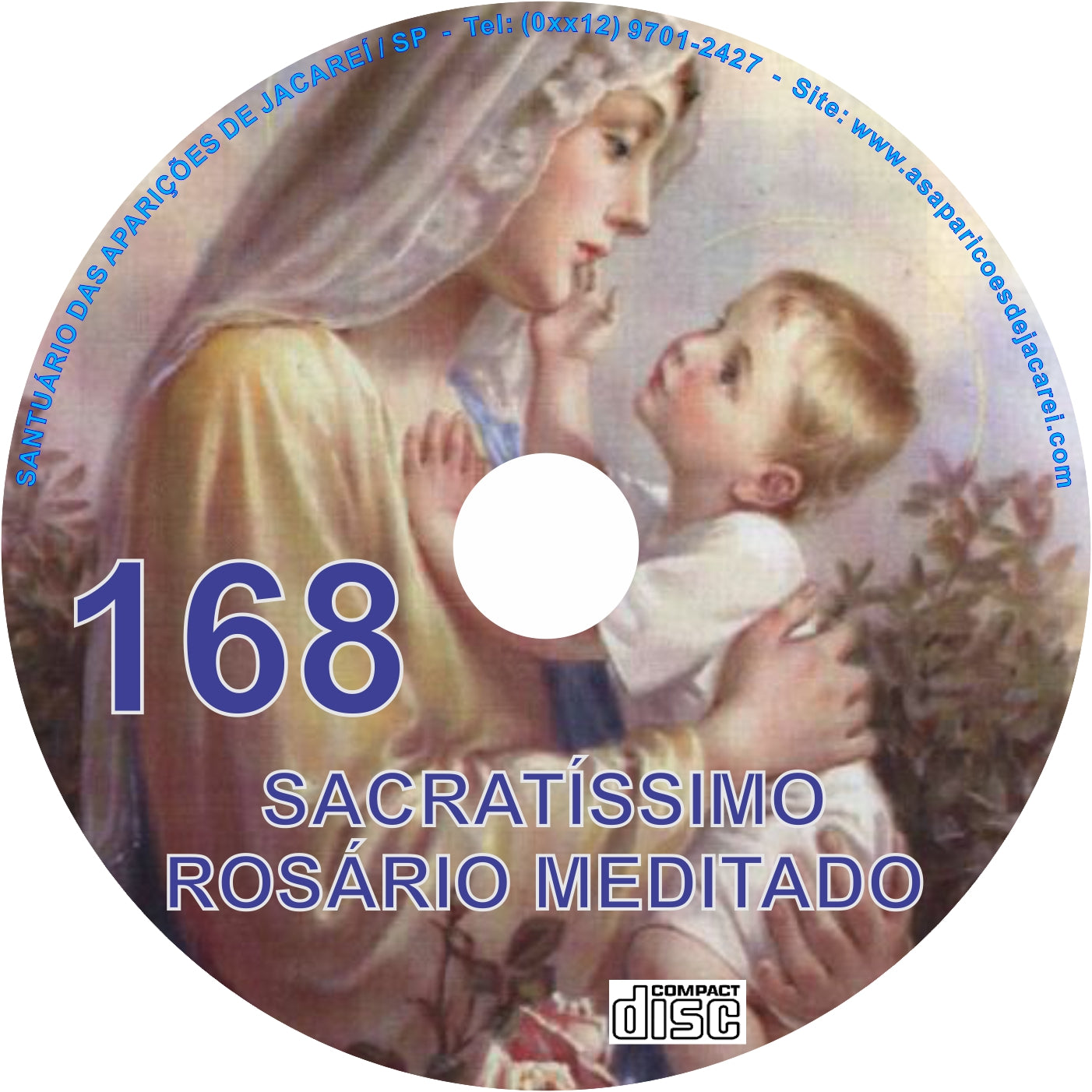 CD Rosário Meditado 168 CD Rosário Meditado 168
